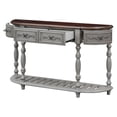 thumbnail image 4 of Tcbosik Entryway Console Table with Storage, Behind Couch Table with 4 Drawers, 52" Modern Sofa Table with Open Shelf for Living Room, Hallway, Antique Grey, 4 of 10