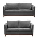 thumbnail image 1 of Sala 3-2 Oslo Trinity 2 piezas ( Sofá, Love Seat ) Gris Oscuro Para Sala, 1 of 8