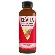 Kevita Organic Raspberry Lemon Master Brew Kombucha, 15.2 Fluid Ounce -- 6 per case.