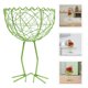 thumbnail image 3 of Cesta de almacenamiento de malla de hierro, cesta de pie para mostrador, cesta decorativa de hierro fundido para guardar huevos y frutas., 3 of 5