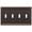 Aged Bronze, variant on AmerTac 101540 2 Duplex Brushed Nickel Wall Plate