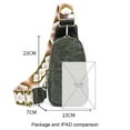 thumbnail image 3 of Bolsa De Hombro Bolsa Moda PU Pecho Packs Cuero Boho Lady Bolsos para viajes de trabajo (verde) Tmvgtek Para Estrenar, 3 of 6