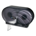 thumbnail image 2 of San Jamar Twin 9" JBT Toilet Tissue Dispenser, Oceans, 19 x 5.25 x 12, Transparent Black Pearl, 2 of 5