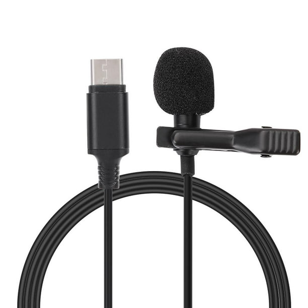 YLSHRF TypeC ClipOn Mic,Mini Clip On Mic TypeC Audio Interface