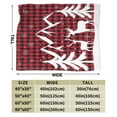 thumbnail image 3 of Kll Fleece Blanket Plush Throw Blanket Christmas Buffalo Plaid,Soft Fuzzy Cozy Flannel Blanket For Couch Sofa Bed.(80"X60"), 3 of 9