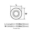 thumbnail image 5 of Amerock BP3423-BB  Burnished Brass Traditional Knob, 5 of 7