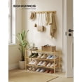 Bamboo Shoe Rack for Closet, Stackable Oragnizer with Modular Structure ...