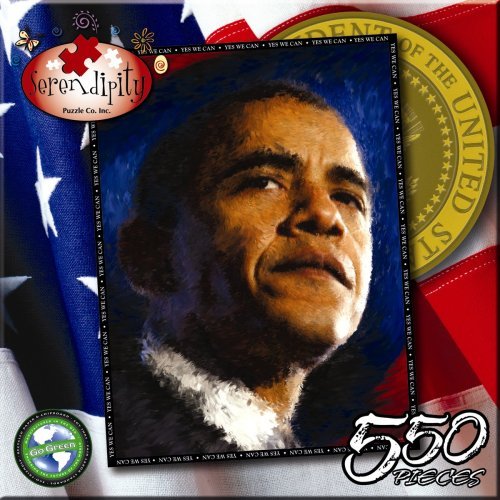 Yes We Can 550 Pc Barack Obama Jigsaw Puzzle Walmart Com