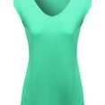 thumbnail image 3 of FashionOutfit Women's Ribbed Basic Sleeveless Tank Top, 3 of 4