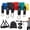 Five-color 10-150lbs, variant on Gaderth 5 Pcs Exercise Resistance Bands with Handles Physical Resistance Tube Workout Bands, Adjustable Resistance Bands, TPE Material for Muscle Toning Strength Training