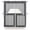Black Gray, variant on Dark Green Geometric Swag Valances for Windows, White Greek Key Design Abstract Modern Art Kitchen Valance Rod Pocket Window Treatment, Bathroom Swag Curtain Panel for Living Room, 56 x 36 inch