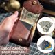thumbnail image 4 of Qarigey Mini billetera con ranura para bolígrafo, captura inspiración en cualquier momento, billetera compacta multifuncional, mini monedero Carteras, 4 of 6