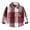 T-Red, variant on Adeawade Boys Tops Long Sleeve T Shirts Lapel Tee Long Sleeve Shirt Jacket With Double Chest Pockets Plaid Collar Open Front Top For Children Relax Fit Clothes 6-7 Years Blue