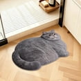 thumbnail image 6 of Roiihwy Cat Bath Rug - Cute Bath Mat,Soft and Fluffy Round Bath Rugs,Non-Slip Absorbent Bath Mats,Cat Bathroom Mats for Bathroom,Kid Room,Bedroom, 6 of 6