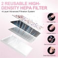 thumbnail image 4 of Nail Dust Collector 650PA Dust Collector For Nails Fan Extractor Powerful Suction Vacuum Dust Collector ,Multi-Scenario Use, 4 of 6