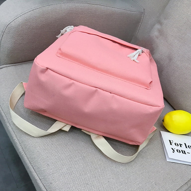 Womens laptop backpack travel bag water resistant school work commuter pink book Amazon.com: Mancro College Backpack for Women, 15.6 Inch TSA  main image 4