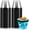 Black, variant on 50 Pcs Plastic Cups 9 oz Rimmed Plastic Cups Heavy Duty Wine Glasses Cocktail Glasses Drinking Tumblers for St. Patrick's Day, Easter, Weddings, Graduation, Birthdays Parties(Red)