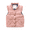 Pink, variant on LittleSpring Little Vest Girls 5T Winter Warm Lightweight Vest Jacket High Neck Cute Dash Sleeve Jacke Red