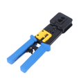 thumbnail image 3 of Kit de herramientas de engarzado, herramienta incisiva de mantenimiento de cables de acero con alto contenido de carbono con 50 Uds. De conectores RJ y cubierta, 3 of 5