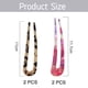 thumbnail image 2 of Horquilla francesa en forma de U con dos puntas, pinzas para el cabello en forma de U, Pin de concha de tortuga, pasadores en U para mujeres y niñas, peinados, 2 of 5