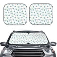 thumbnail image 2 of Balery 2 Piece Sea Turtle Car Windshield Sun Shade|Foldable Front Windshield Shade for Car Front Window for Most Sedans SUV Truck-Medium, 2 of 7