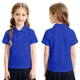 thumbnail image 3 of YOUYEDIAN Back to School Kids Polo Shirt Versatile Quick Dry Short Sleeve Collar Fashion Sport School Uniform Breathable Comfortable Casual Solid Color Cotton T-shirt, 3 of 3