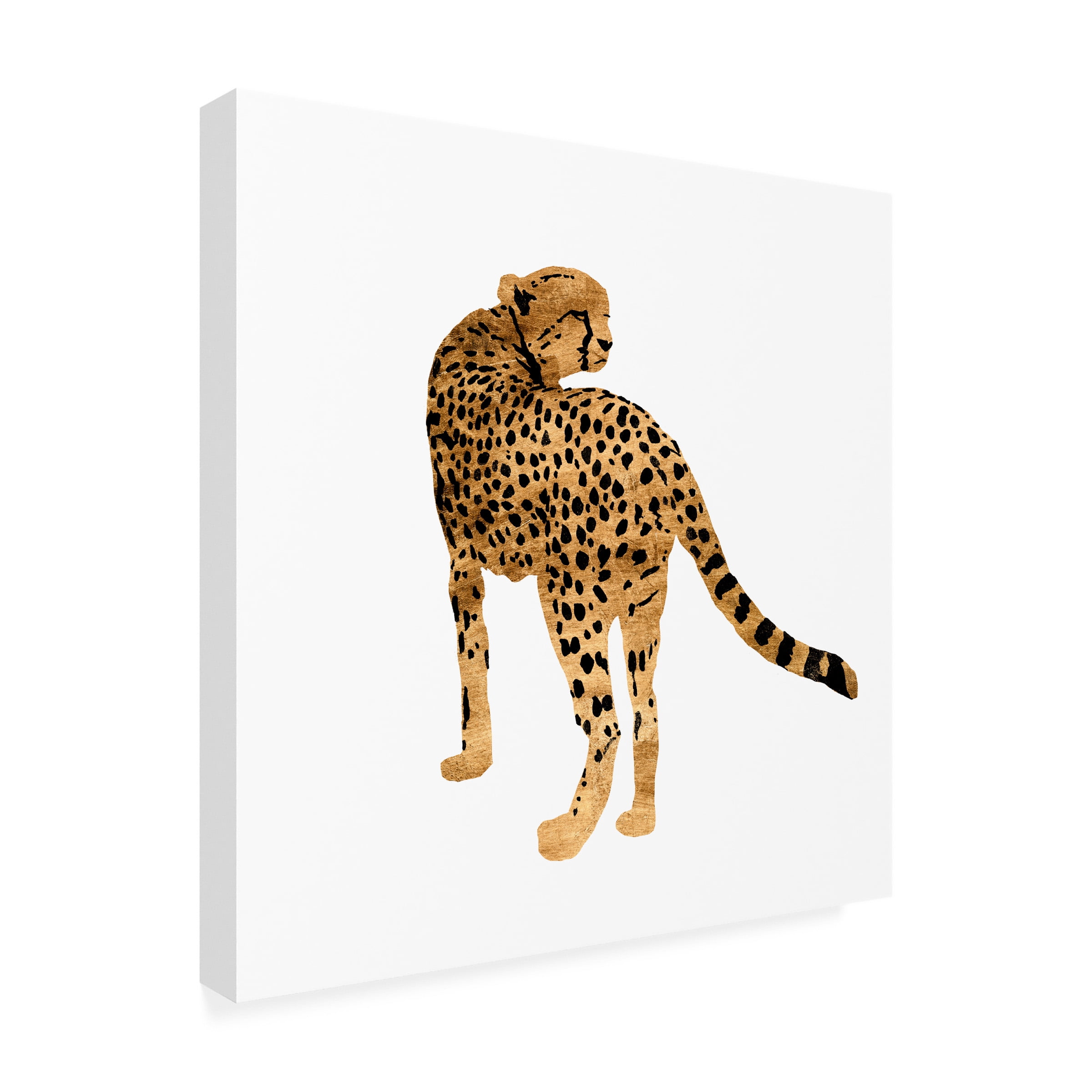 Annie Warren 'Golden Cheetah II' Canvas Art