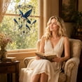 thumbnail image 5 of Graceful Hummingbird Wind Chime for Outside, Acrylic Sun Catcher Windchime, Colorful Bird Outdoor Yard Decor, Memorial Gardening Gift for Women Grandma, 5 of 7