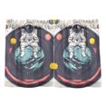 thumbnail image 7 of Yayeee Kitchen Curtains Light Filtering 27"x36" Rod Pocket Short Cafe Window Panel, Red Astronaut Planet, 7 of 7