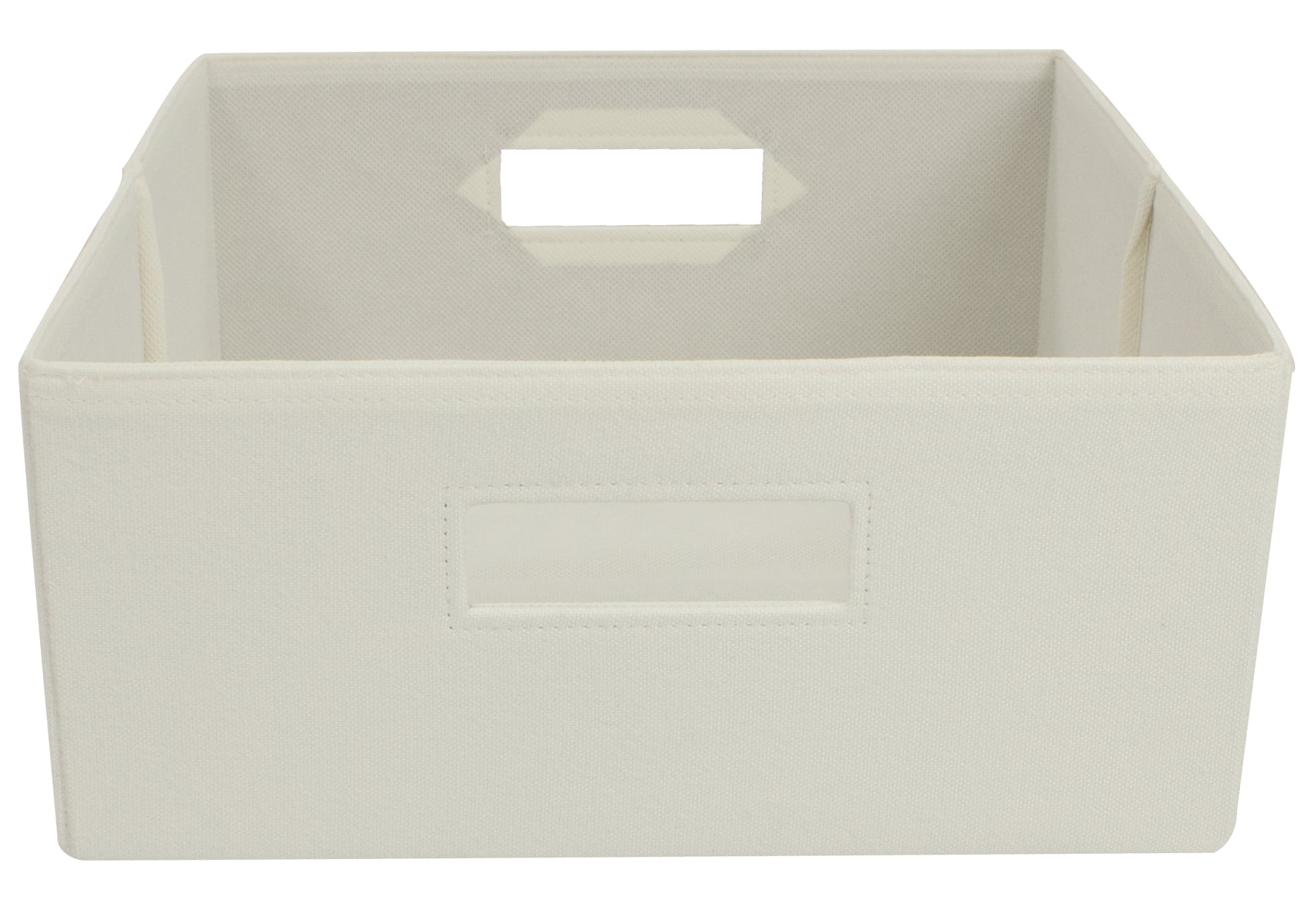25 qt. Linen Clothes Storage Bin with Lid in Green (2-Box)