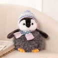 thumbnail image 4 of Chubby Penguin Stuffed Animal-Soft Huggable Soothing Toy Ocean Theme Companion Christmas Birthday Valentine's Day Gift, 4 of 5