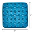 thumbnail image 4 of Vibrant Life Silicone Shamrock Snuffle Mat, Blue, 8" x 8", 4 of 5