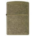 thumbnail image 3 of Zippo Antique Brass Pocket Lighter, 3 of 7