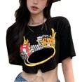 thumbnail image 1 of Femmes Manches Courtes, Femmes T-Shirt Courtes Femmes Été Manches Courtes Femmes T-Shirt Solution Innovante, 1 of 5