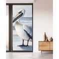 thumbnail image 2 of Window Privacy Film Painted Pelican Stained Glass Window Film Decorative Sun Block Window Cover Ocean Birds Modernism Retro Window Clings Static Adhesive Sticker for Bathroom 35.4"x78.7", 2 of 7