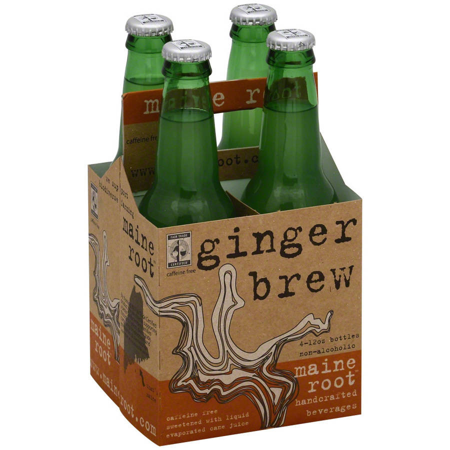 Maine Root Swtn Ginger Brew Soda 4 Count 12 Fl Oz Pack Of 6 Walmart Com Walmart Com