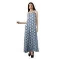 thumbnail image 2 of Moomaya Summer Outfit Women Rayon All Over Printed Plus Size Party Dresses, 2 of 6