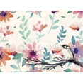 thumbnail image 2 of Kimberly, Allen 14x12 Gold Ornate Wood Framed with Double Matting Museum Art Print Titled - Spring Bird, 2 of 4