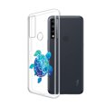 thumbnail image 2 of WIRESTER Transparent Soft Gel TPU Clear Case Slim Protective Cover for TCL 20 XE 6.52" 2021, Blue Sea Turtle, 2 of 3