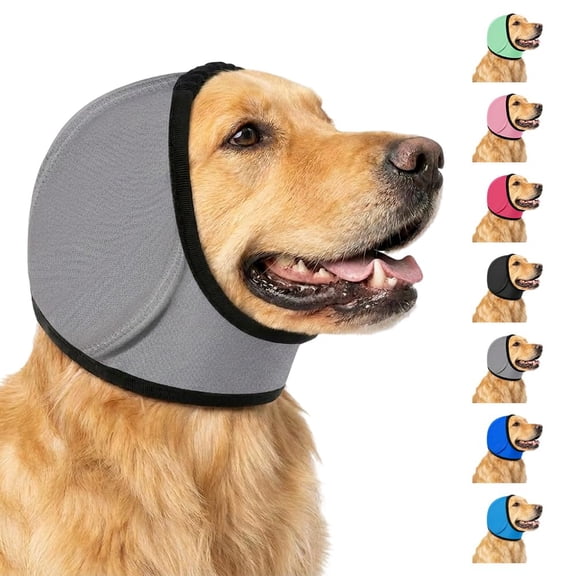 Swimming Dog Ear Cups, Multifunctional Dog Ear Cover, Dog Head Wrap for Loud Environments, Soft Small Dog Ear Cover