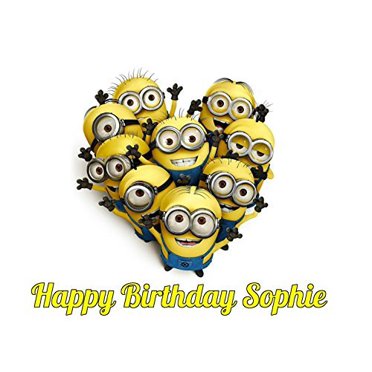 Despicable Me Minion Bob Kevin Stuart Edible Cake Topper Image Abpid001v2 Walmart Com
