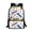 Cat and Star Pattern, variant on Uourmeti Basketball Pattern Backpack, Spacious Interior Bookbag 17 Inch Smooth Double Zipper Polyester Bookbag for School Camping