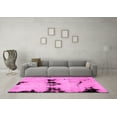 thumbnail image 3 of Ahgly Company Indoor Rectangle Abstract Pink Modern Area Rugs, 5' x 8', 3 of 4