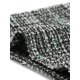 thumbnail image 5 of Pantalones de cuadros de tweed de tiro alto Inspire Chic para mujer, pantalones largos con botón frontal, negro, talla L, 5 of 5