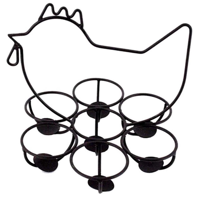 Cesta De Huevos Contenedor De Almacenamiento De Huevos De Metal Cocina De Huevos De Metal Para Utensilios De Cocina Minnieouse HA035248-00