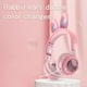thumbnail image 5 of Auriculares inalámbricos con micrófono, bonitos conejos, niñas, Rgb, Led, estéreo, música, Bluetooth, auriculares para juegos de teléfono para niños, Gamer, 5 of 5