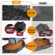 thumbnail image 3 of Cubrezapatos Squish 200 unidades desechables antideslizantes negros, 3 of 7