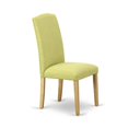thumbnail image 3 of AMEN3-OAK-07 3 Piece DINETTE SET - 1 Dining Table and 2 Limelight Upholstered Dining Chairs - Oak Finish, 3 of 7
