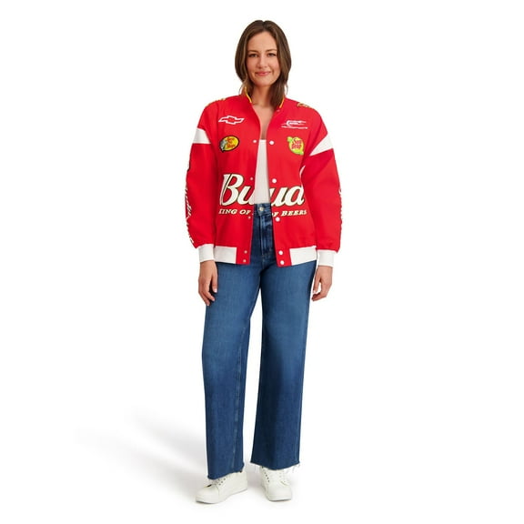 Women's Character Patch Moto Jacket