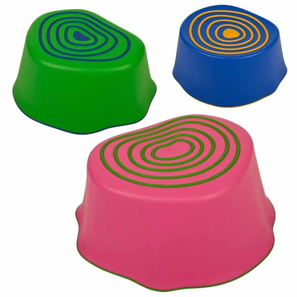 Juego de 3 tocones Step-a-Trail de Stepping Stones Edxeducation